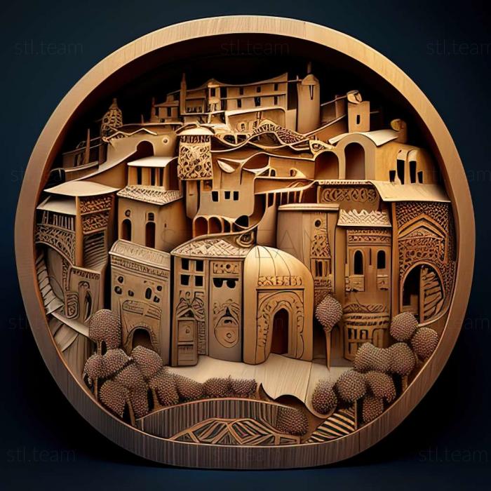3D model The Old City game (STL)